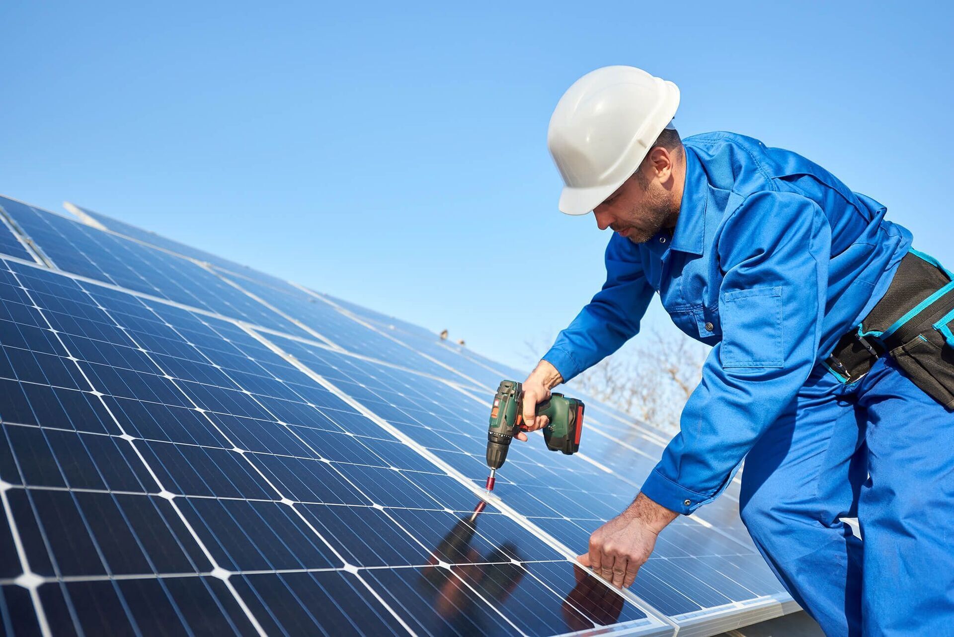 Solaranlage auf einem Dach